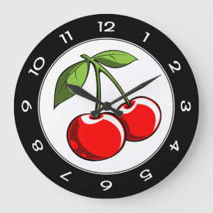 Grande Horloge Ronde Cherry pair