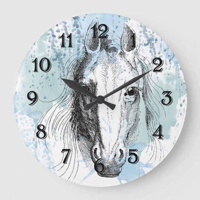 Grande Horloge Ronde Cheval (Recto)