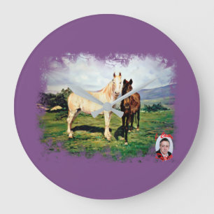 Grande Horloge Ronde Chevaux/Cabalos/Horses