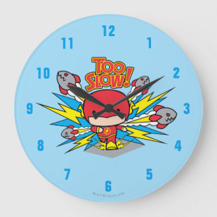 Grande Horloge Ronde Chibi Flash Rockets