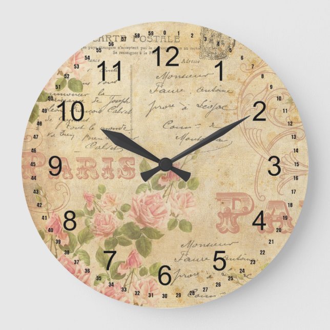 Grande Horloge Ronde Chic de Paris (Recto)