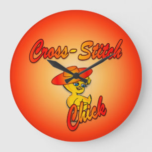 Grande Horloge Ronde Chick croisé n° 5