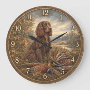 Grande Horloge Ronde Chien de chasse Wachtelhund, Spaniel allemand