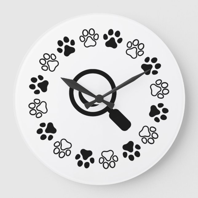 Grande Horloge Ronde Chien, trouve du bouffon (Recto)