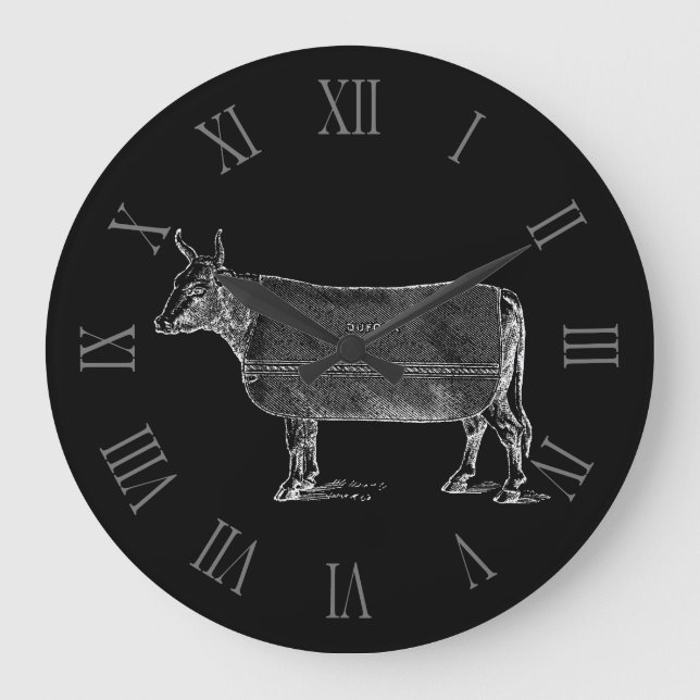 Grande Horloge Ronde Chiffres romains B à ILLUSTRATION de couverture (Recto)