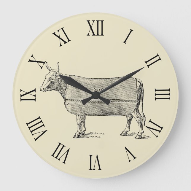Grande Horloge Ronde Chiffres romains C à ILLUSTRATION de couverture (Recto)