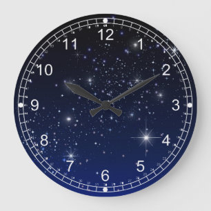 GRANDE HORLOGE RONDE CIEL DE NUIT
