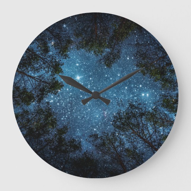 Grande Horloge Ronde Ciel étoilé, Voie Lactée. (Recto)