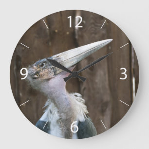 Grande Horloge Ronde Cigogne marabou