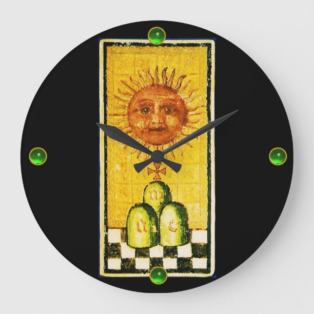 GRANDE HORLOGE RONDE CIOTES ANCIENNES RENAISSANCE 19 /LE SOLEIL (Recto)