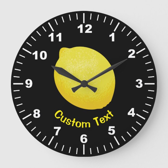 Grande Horloge Ronde Citron (Recto)