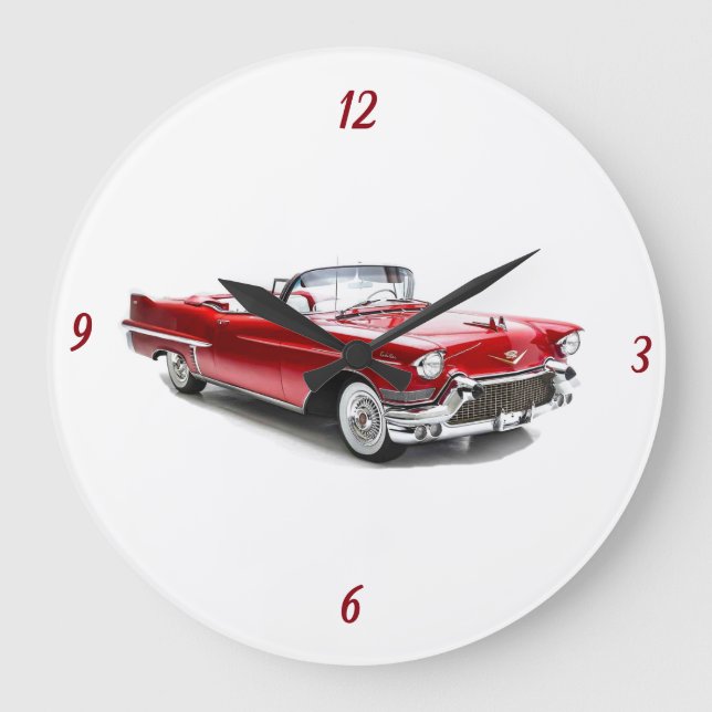 GRANDE HORLOGE RONDE ****CLASSIQUE 57 CHEVY***** FERMER (Recto)