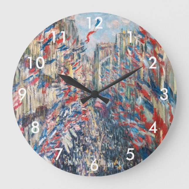 Grande Horloge Ronde Claude Monet - La Rue Montorgueil - Paris (Recto)