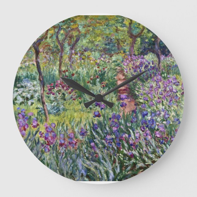 Grande Horloge Ronde Claude Monet - Le jardin de l'artiste à Giverny (Recto)