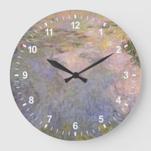 Grande Horloge Ronde Claude Monet   l'étang de nénuphar