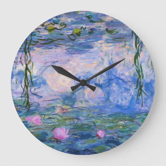 Grande Horloge Ronde Claude Monet - Lys d'eau 1919 (Recto)