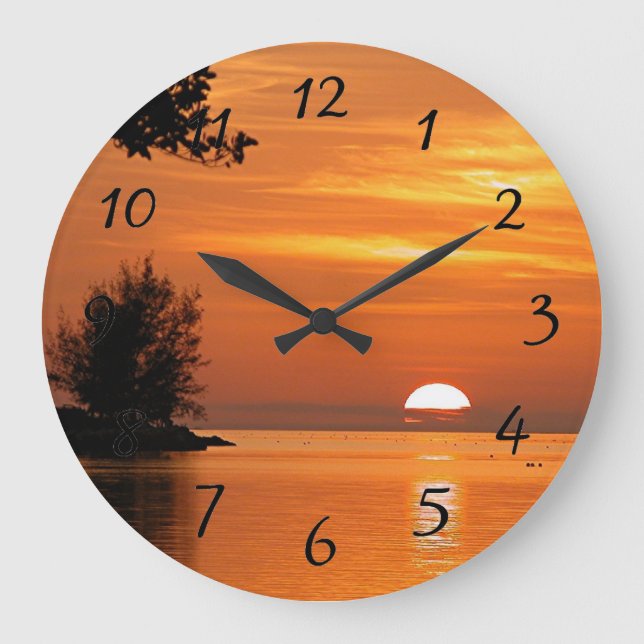 Grande Horloge Ronde Clé West Sunset (Recto)