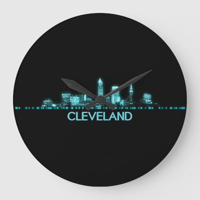Grande Horloge Ronde Cleveland Skyline (Recto)
