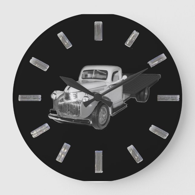 Grande Horloge Ronde Clock, 1941 - 1942 camion de Chevrolet, Chev, (Recto)