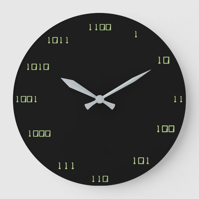 Grande Horloge Ronde Clock binaire (Recto)