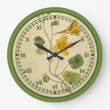 Clock botanical de Curtis dans 3 styles