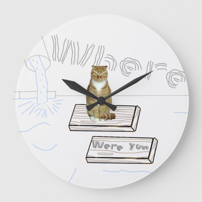 Grande Horloge Ronde clock Clony pet | (Recto)