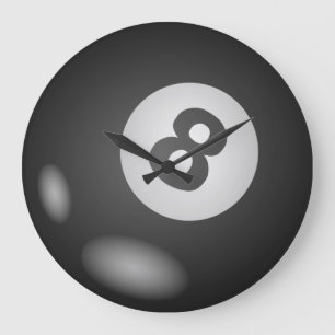 Grande Horloge Ronde Clock cool Billiard
