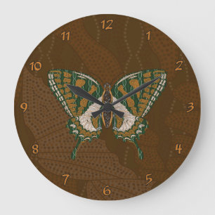 Grande Horloge Ronde Clock d'Aboriginal