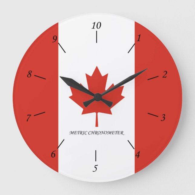 Grande Horloge Ronde Clock de Canadian (Recto)