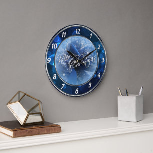 Grande Horloge Ronde Clock de Christmas