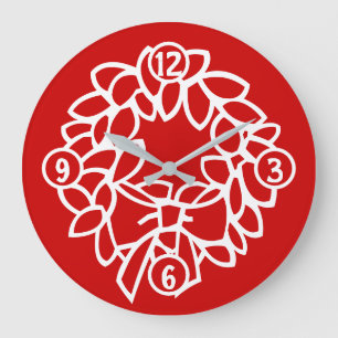 Grande Horloge Ronde Clock de Christmas