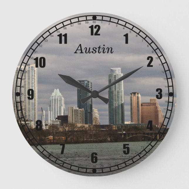 Grande Horloge Ronde Clock de Create Your Own (Recto)