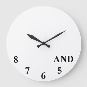 Grande Horloge Ronde Clock de Dancer