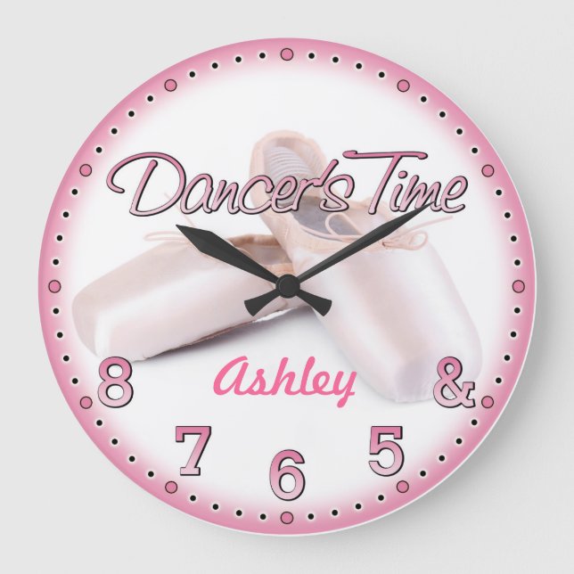 Grande Horloge Ronde Clock de Dancer's Time (Recto)