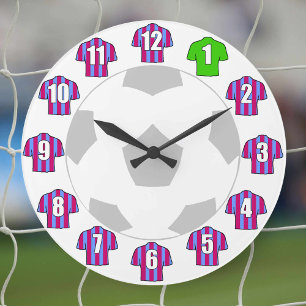 Grande Horloge Ronde Clock de football