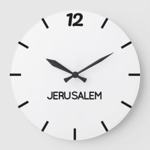 Grande Horloge Ronde Clock de Jérusalem