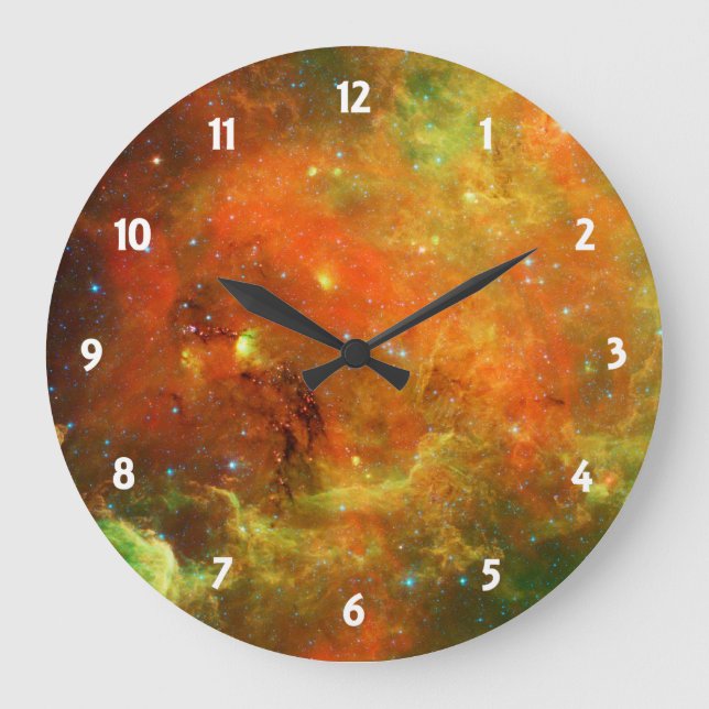 Grande Horloge Ronde Clock de Nebula (Recto)
