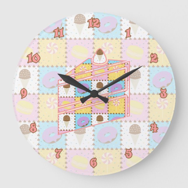 Grande Horloge Ronde Clock de Sweet Cravings (Recto)