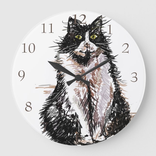 Grande Horloge Ronde Clock de Tuxedo (Recto)