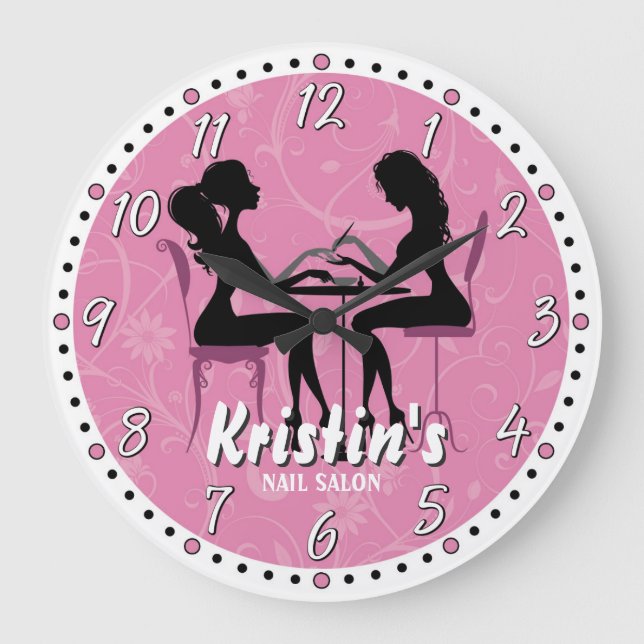 Grande Horloge Ronde Clock de Wall Personnel (Recto)