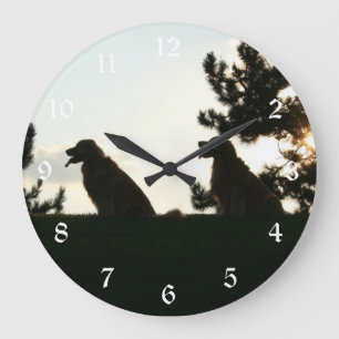 Grande Horloge Ronde Clock de Wall Retriever