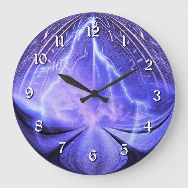 Grande Horloge Ronde Clock de Wall Time (Recto)