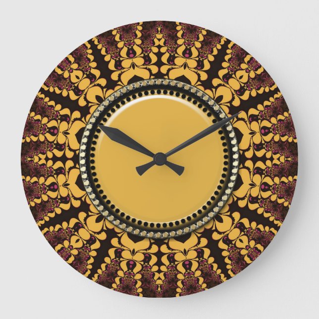 Grande Horloge Ronde Clock Energy Wall (Recto)