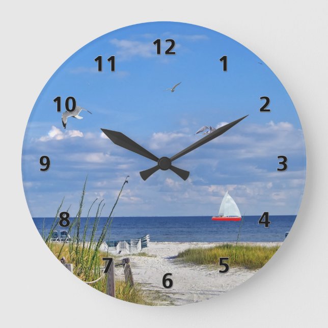 Grande Horloge Ronde Clock Floride (Recto)