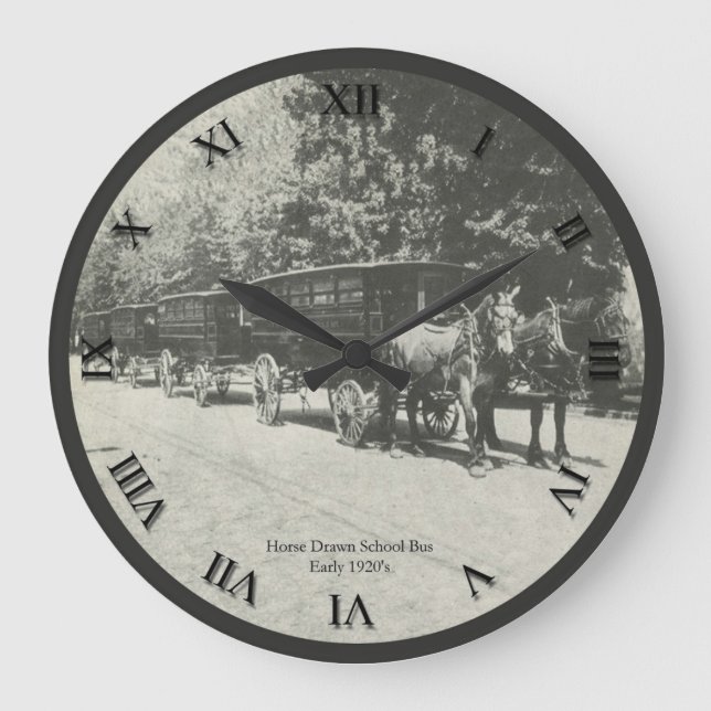 Grande Horloge Ronde Clock Horse Drawn (Recto)