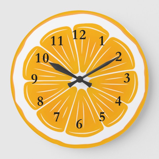 Grande Horloge Ronde Clock Orange Slice (Recto)
