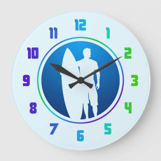 Grande Horloge Ronde Clock surfer (Recto)