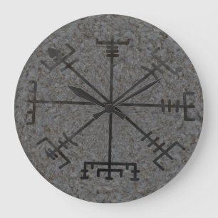 Grande Horloge Ronde Clock Wall Compass