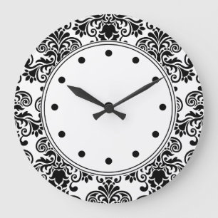 Grande Horloge Ronde Clocks de Damask