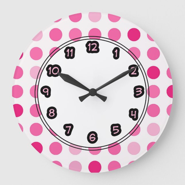 Grande Horloge Ronde Clocks de Wall moderne (Recto)